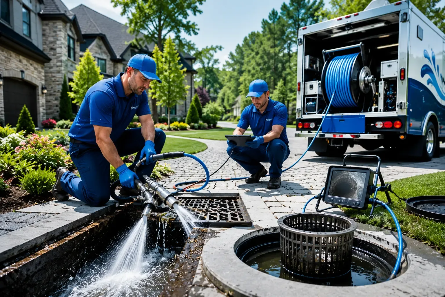 Local outdoor drain cleaning professionals in Worthville, PA